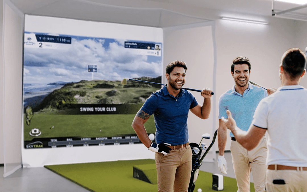 best complete skytrak golf simulator package