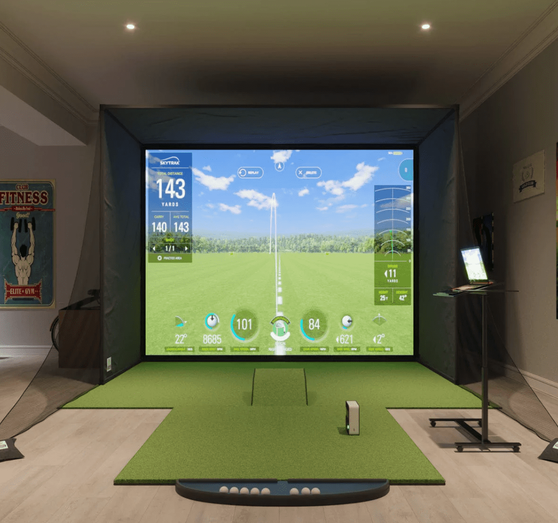 SkyTrak Swingbay Golf Simulator Package