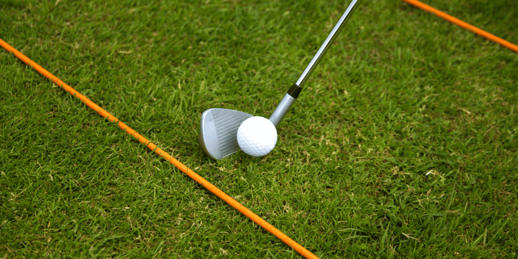 Golf alignment training drill