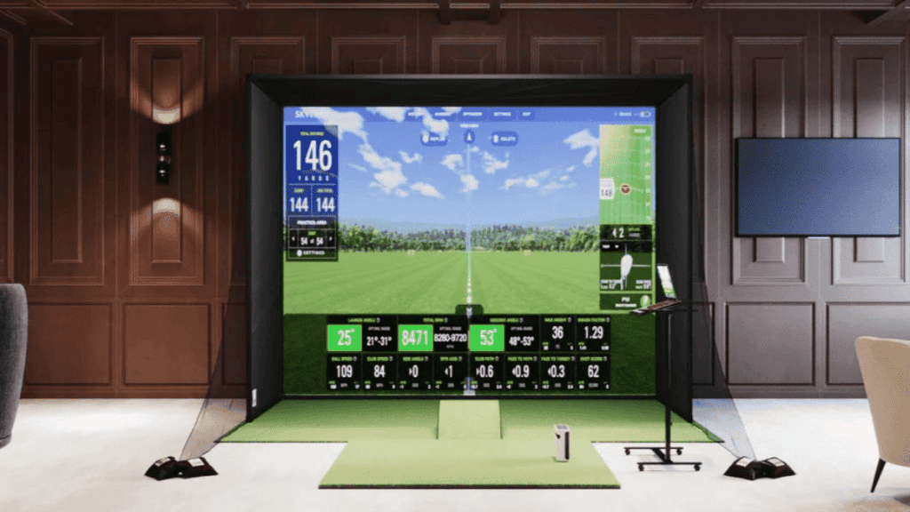 SkyTrak+ SwingBay Golf Simulator Package
